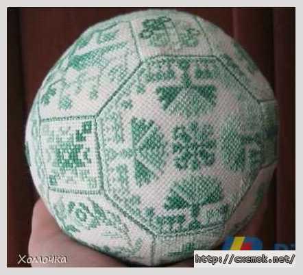 Download embroidery patterns by cross-stitch  - Волшебный шар квакера