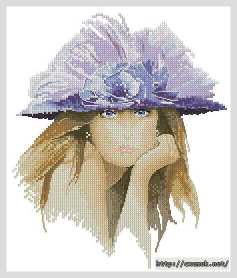 Download embroidery patterns by cross-stitch  - Миранда