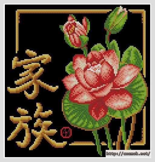 Download embroidery patterns by cross-stitch  - Семья