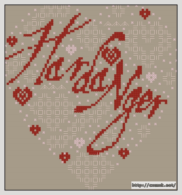 Download embroidery patterns by cross-stitch  - Hardanger, author 