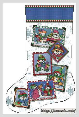 Download embroidery patterns by cross-stitch  - Открыточки