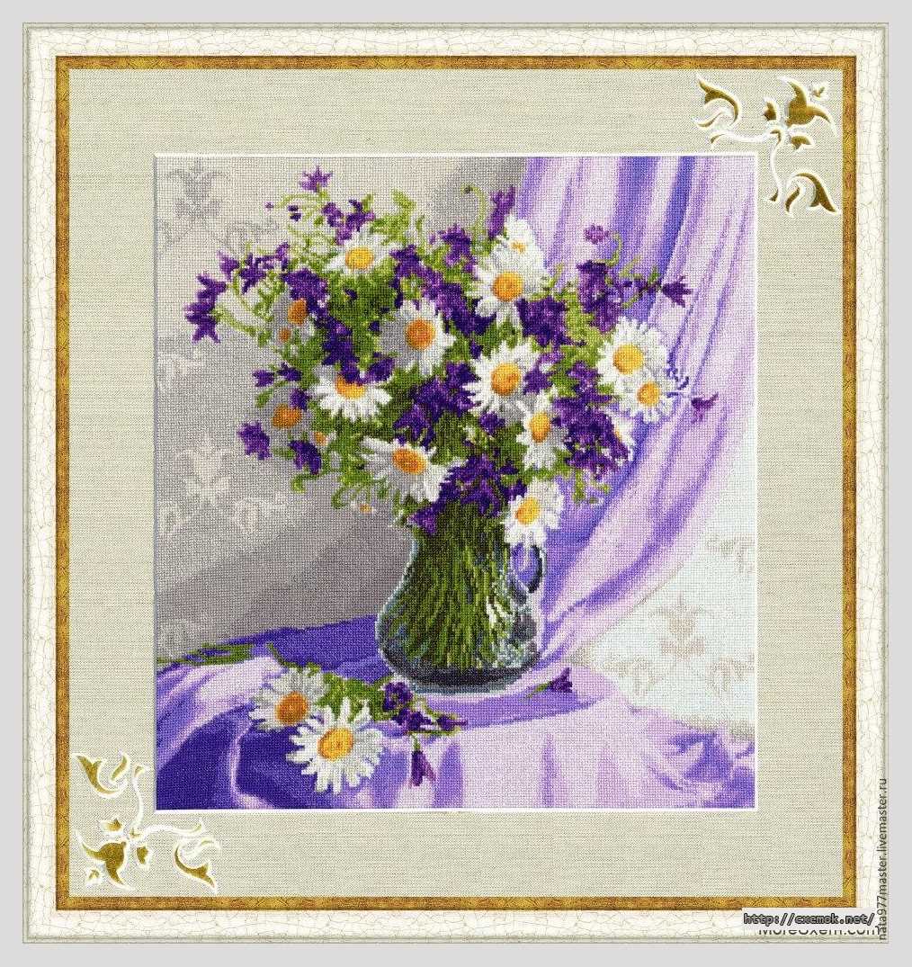 Download embroidery patterns by cross-stitch  - Сиреневый натюрморт