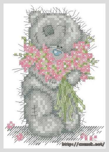 Download embroidery patterns by cross-stitch  - С любовью