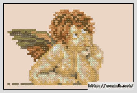Download embroidery patterns by cross-stitch  - Raphael character, author 