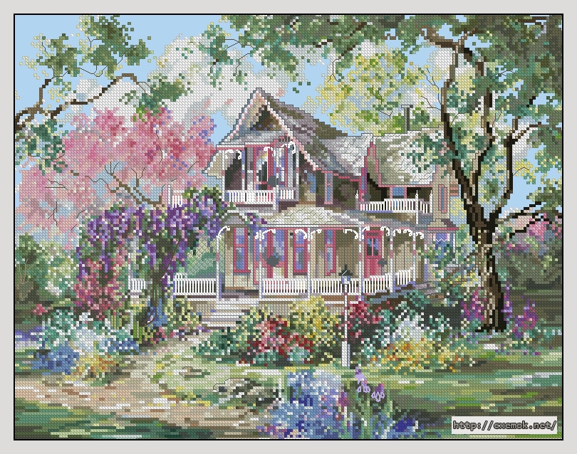 Download embroidery patterns by cross-stitch  - Summerland, author 