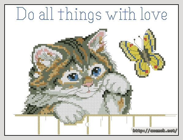 Download embroidery patterns by cross-stitch  - Do all thing, author 