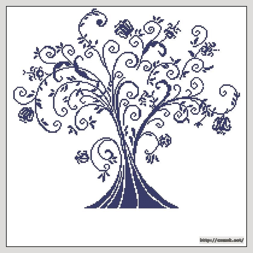 Download embroidery patterns by cross-stitch  - Albero dei capricci, author 