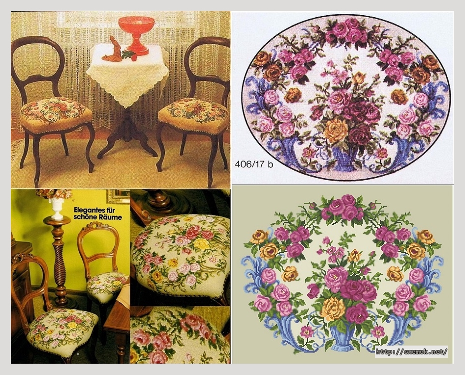 Download embroidery patterns by cross-stitch  - Elegantes fur schone raume