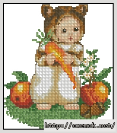 Download embroidery patterns by cross-stitch  - Hamster baby, author 