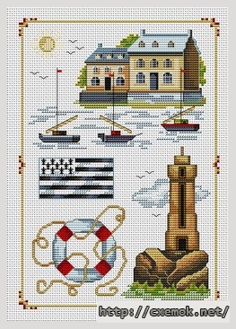 Download embroidery patterns by cross-stitch  - Breizh, author 