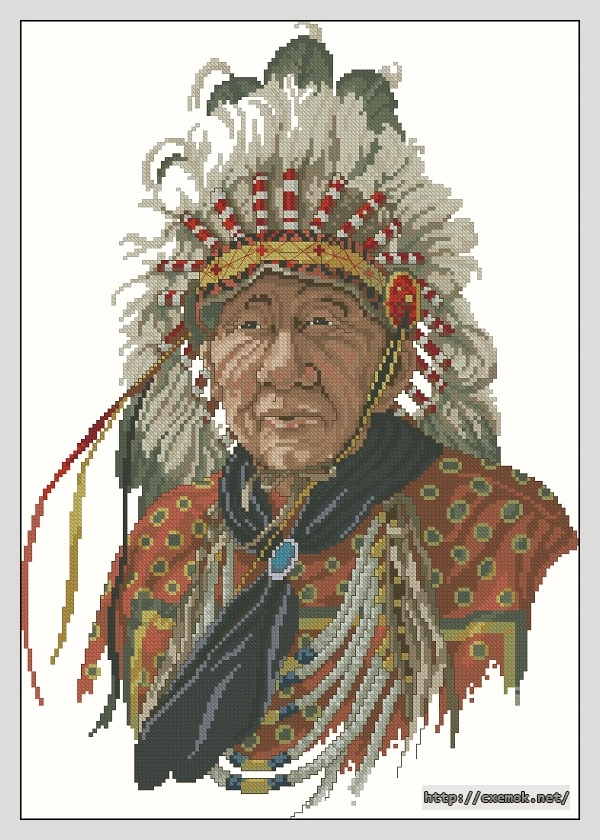 Download embroidery patterns by cross-stitch  - Tribal wisdom, author 