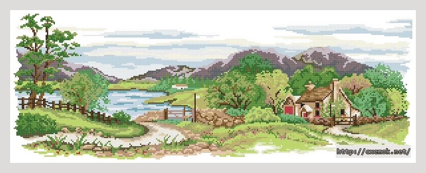 Download embroidery patterns by cross-stitch  - The dales, author 