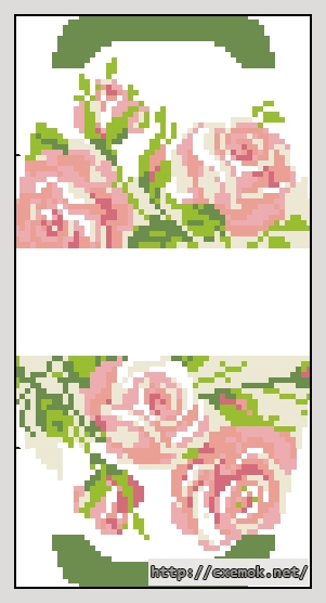 Завантажити схеми вишивки нитками / хрестом  - Розы риолиса
