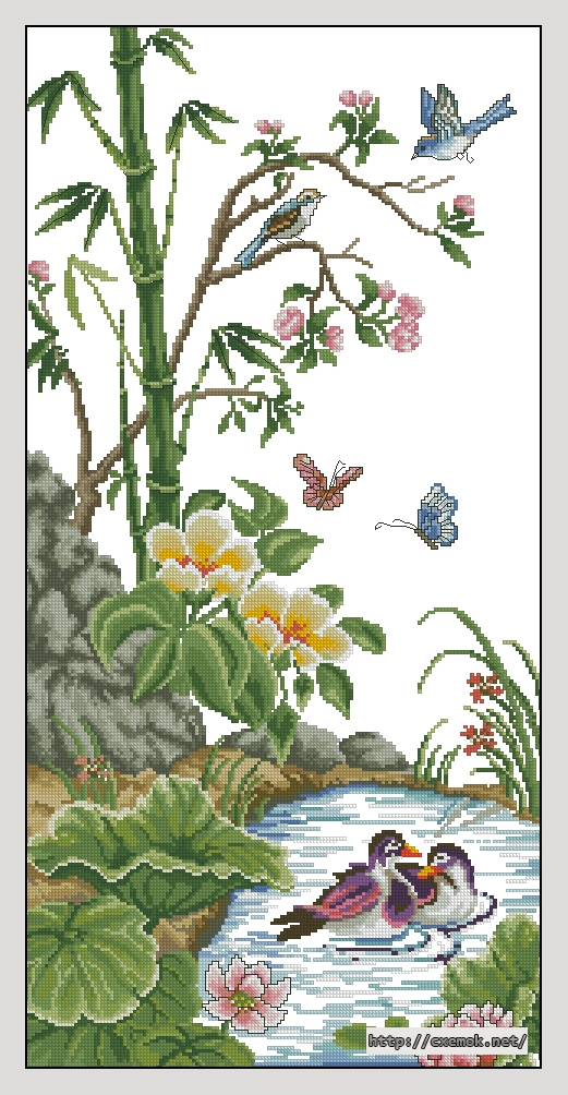 Download embroidery patterns by cross-stitch  - The beauties of nature, author 