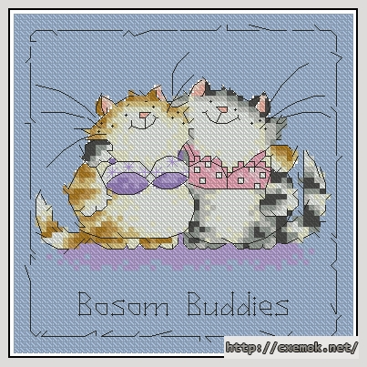 Download embroidery patterns by cross-stitch  - March, author 