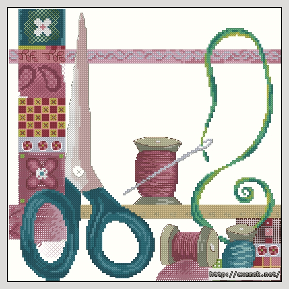 Download embroidery patterns by cross-stitch  - Dmc mouline deluxe, author 