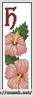 Download embroidery patterns by cross-stitch  - Bookmark h