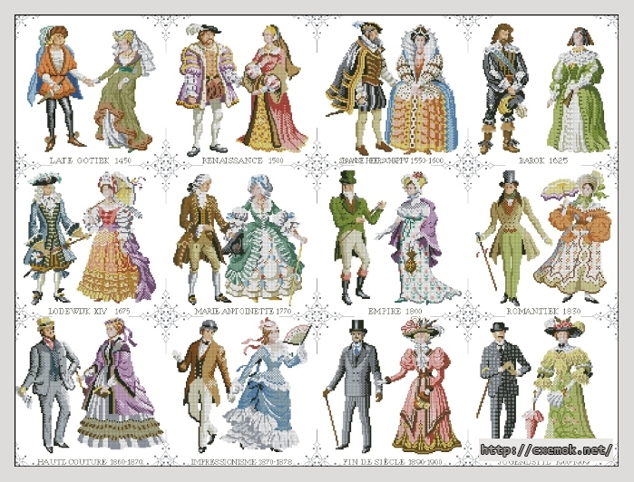 Download embroidery patterns by cross-stitch  - History sampler, author 