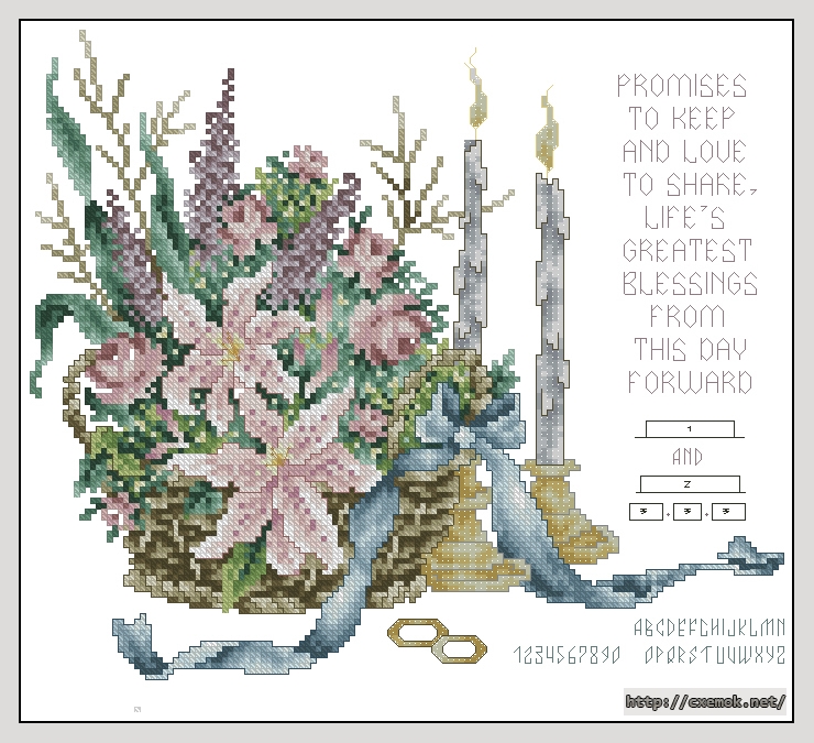 Download embroidery patterns by cross-stitch  - Promises to keep, author 