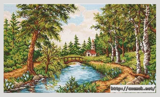 Download embroidery patterns by cross-stitch  - През април, author 