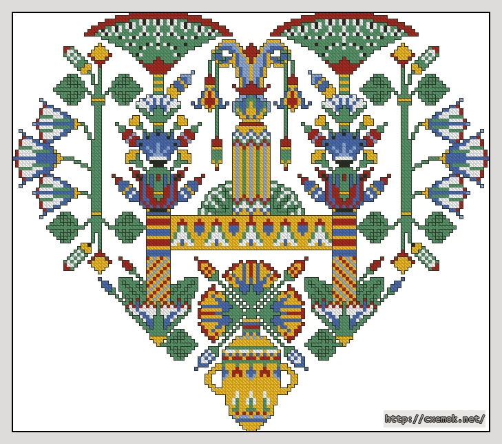 Download embroidery patterns by cross-stitch  - Enchanting egypt, author 