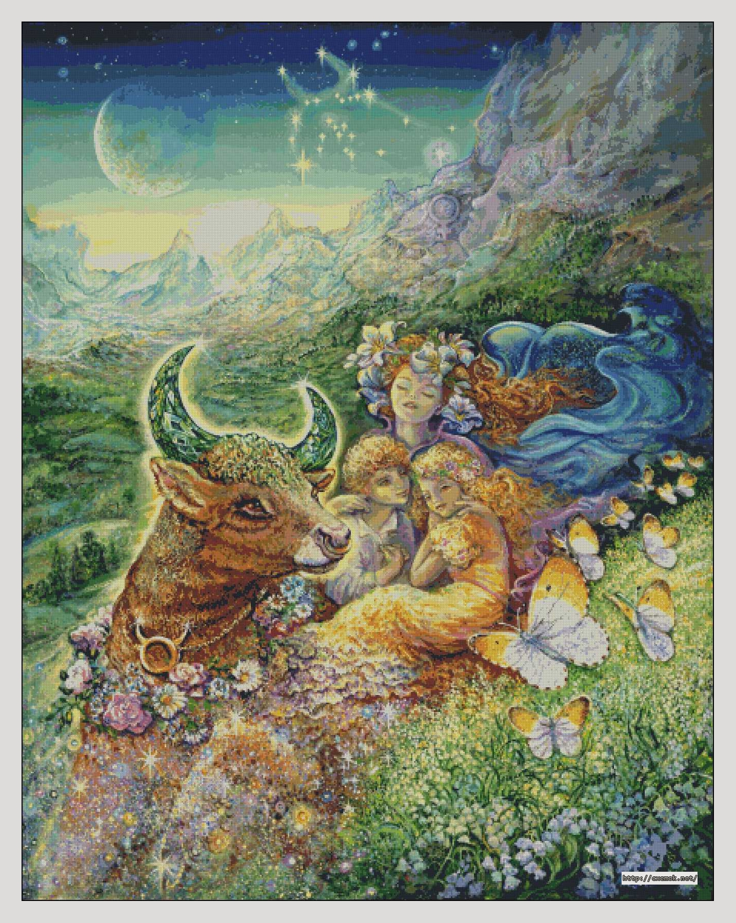 Download embroidery patterns by cross-stitch  - Taurus, author 