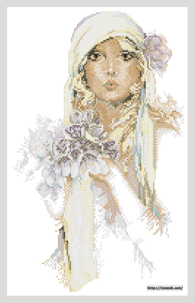Download embroidery patterns by cross-stitch  - Sara moon, author 