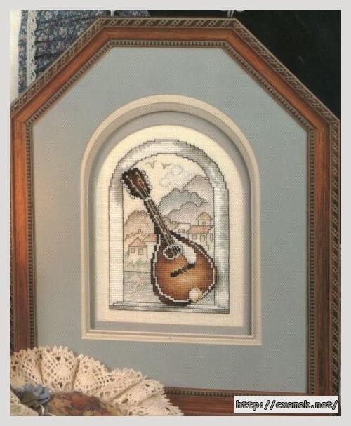 Download embroidery patterns by cross-stitch  in the format .jpg - Mandolin, author 