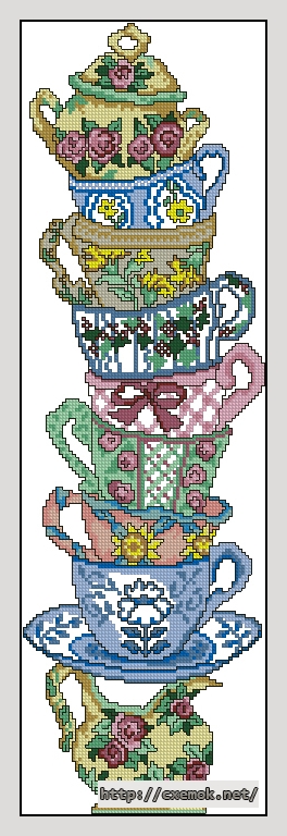 Download embroidery patterns by cross-stitch  - Cup pyramid, author 