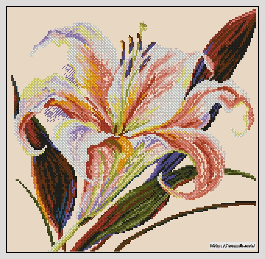 Download embroidery patterns by cross-stitch  - At your best, author 