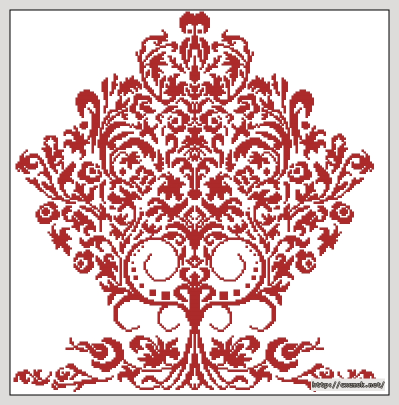 Download embroidery patterns by cross-stitch  - Tree of time, author 