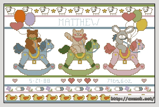 Download embroidery patterns by cross-stitch  - Pastel ponies, author 