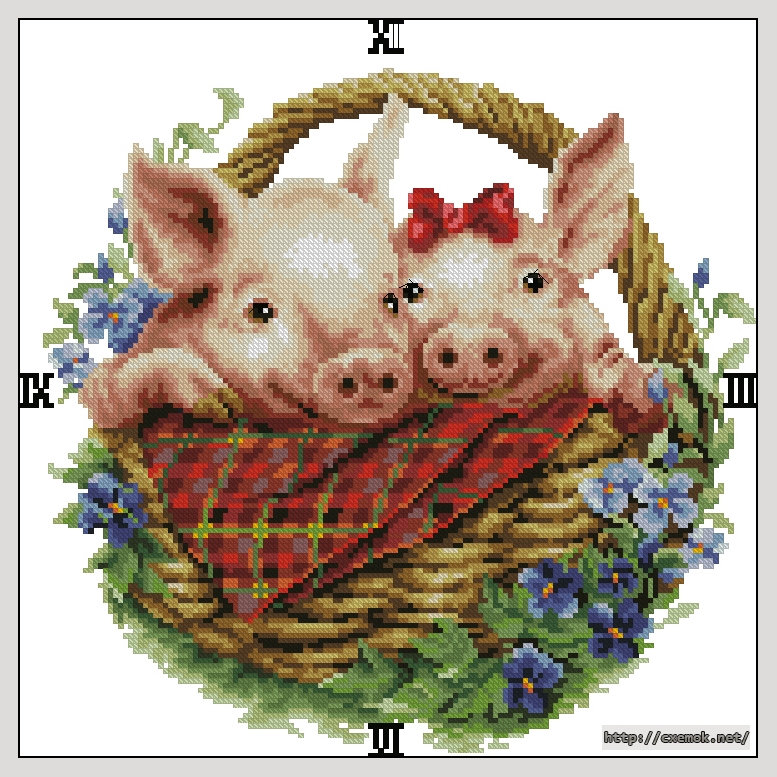 Download embroidery patterns by cross-stitch  - 270107 lucky pig, author 