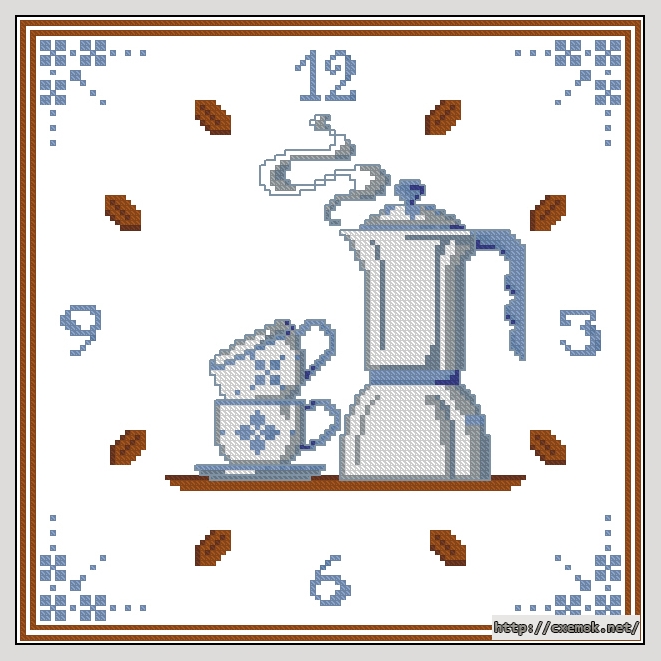 Download embroidery patterns by cross-stitch  - Tiempo de te
