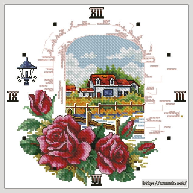 Download embroidery patterns by cross-stitch  - Тайный сад, author 