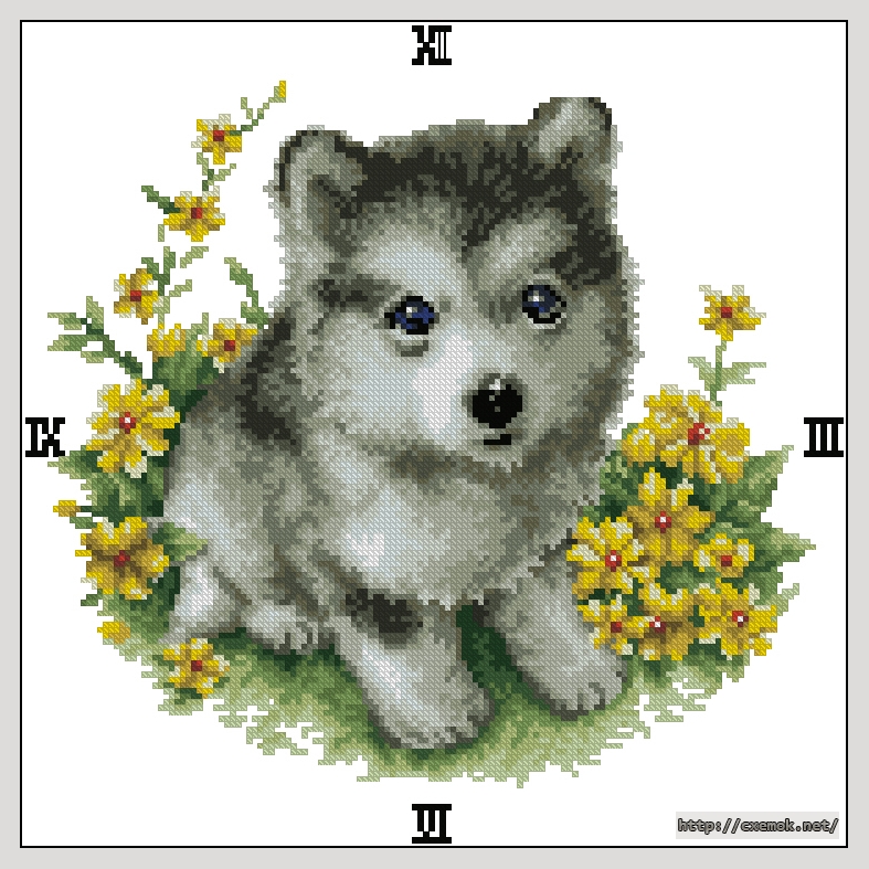 Download embroidery patterns by cross-stitch  - My dog, author 