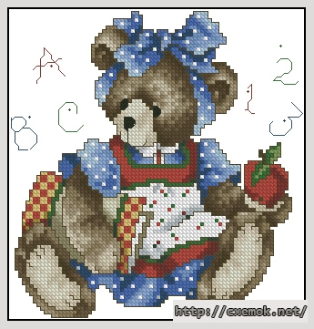 Download embroidery patterns by cross-stitch  - Septiembre