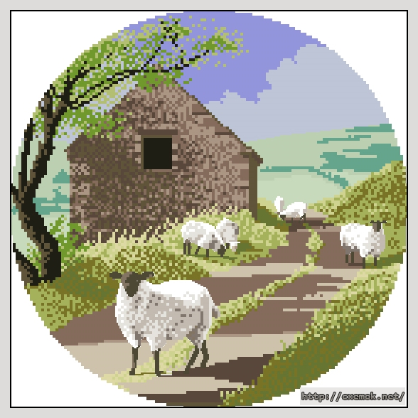 Download embroidery patterns by cross-stitch  - Sheeptrack, author 
