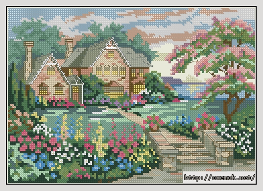 Download embroidery patterns by cross-stitch  - Berkeley heights, author 
